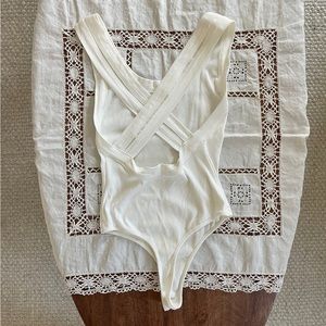 The Line by K cross back bodysuit
